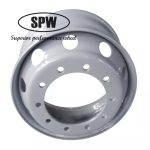 Tubeless steel truck wheel with rim size 22.5 x 8.25 for 11R22.5 tire