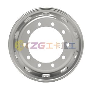 22.5*9.75, Tubeless Steel Wheel with Steyr standard, Matched Tyre Size Matched Tyre Size 13R22.5
