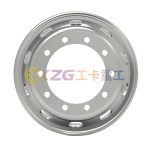22.5*9.75, Tubeless Steel Wheel with Steyr standard, Matched Tyre Size Matched Tyre Size 13R22.5