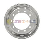 22.5×9.75, Tubeless Steel Wheel with Steyr standard, Matched Tyre Size Matched Tyre Size 13R22.5
