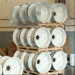 Rueda Delantera 15.3 Inch Remolque Para Máquina De Aperos Agrícolas Ruedas Completas Con Neumático De Marca Armor Montado Con 9.00X15.3 5hole