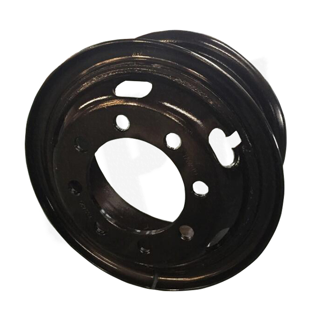 Factory Direct 7.0-20 Tube Steel Wheel for Commercial Truck with 8 Holes for 900-20 Tires