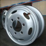 Factory Direct 7.0-20 Tube Steel Wheel for Commercial Truck with 8 Holes for 900-20 Tires