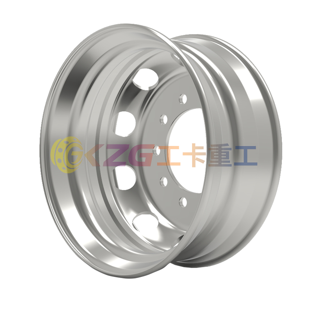 24.5×8.25, Tubeless Steel Wheel, Matched Tyre Size Matched Tyre Size 11R24.5, 285/75R24.5