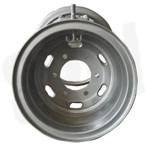 Two Piece Test Tube Steel Truck Wheels Corrosion Resistant Hub Rims 16-6.0