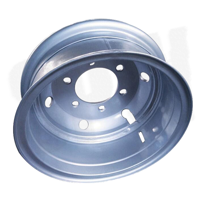 6.0-16 Wholesale Price Iron Steel E-Coating Wheels Tire Tube Light Truck Steel Wheel Rims for 750-16 Tire