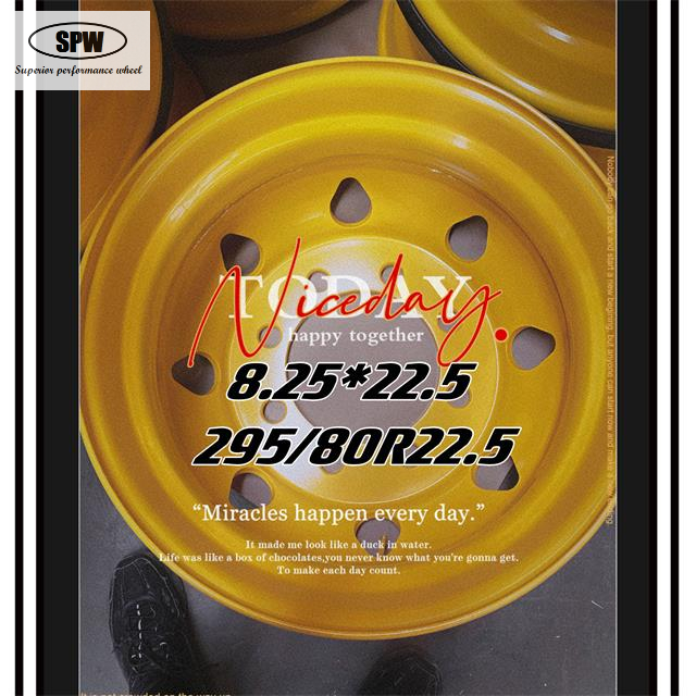 China Origion Heavy Duty Truck Wheels Rim 22.5*8.25