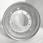 22.5*11.75 Steel Tubeless Truck Rim Wheel with Truck Wheel Ring