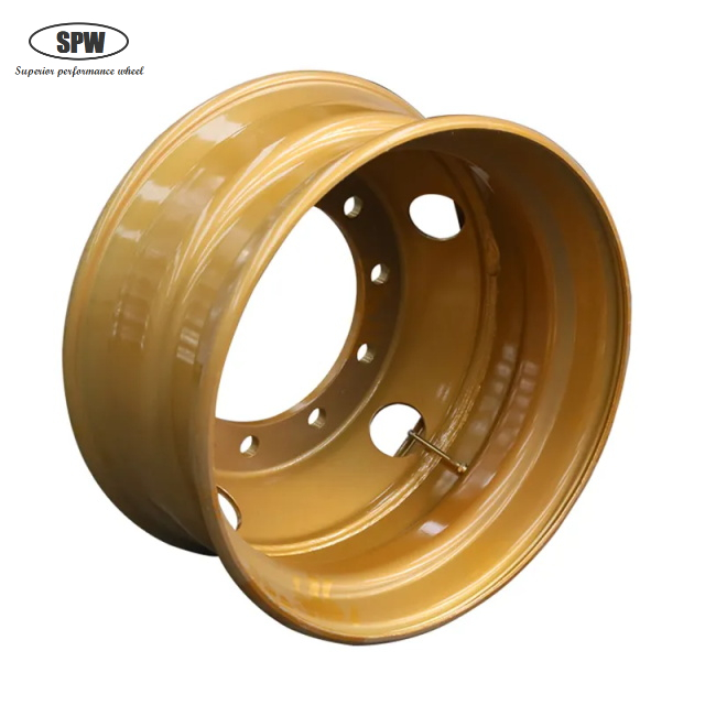 24.5×8.25, 10-26-285.75-220, Tubeless Steel Wheel with American Standard, Matched Tyre Size Matched Tyre Size 11R24.5, 285/75R24.5
