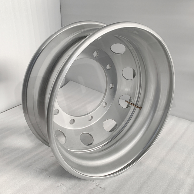 Steel Wheel 22.5 Inch 10 Holes Truck Wheels Commercial 22.5*8.25 Truck Rims Auto Parts