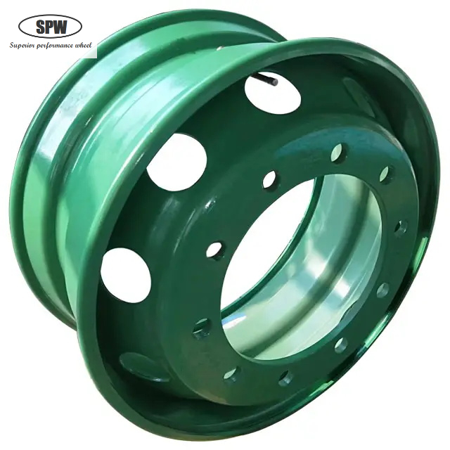 24.5×8.25, 10-26-335-281, Tubeless Steel Wheel with American Standard, Matched Tyre Size Matched Tyre Size 11R24.5, 285/75R24.5