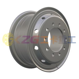 Overloading Steel Rim 8.5-20 Tube Steel Wheel for Truck Trailer High Strength Load Bearing Rim Factory OEM Supply