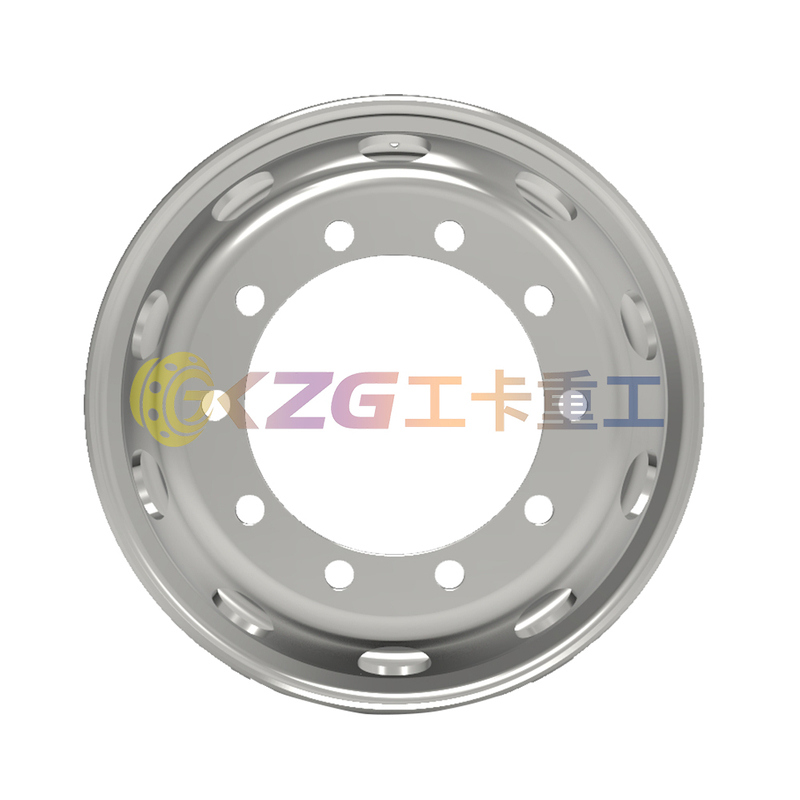 22.5×7.5, 10-26-335-281, Tubeless Steel Wheel with Steyr standard, Matched Tyre Size Matched Tyre Size 10R22.5, 245/75R22.5, 275/80R22.5, 275/70R22.5