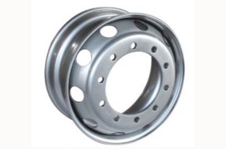 22.5×7.5, 10-26-335-281, Tubeless Steel Wheel with Steyr standard, Matched Tyre Size Matched Tyre Size 10R22.5, 245/75R22.5, 275/80R22.5, 275/70R22.5