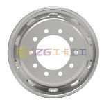 22.5×8.25, 10x32mm Bolt Holes/ Tubeless Steel Wheel Matched Tyre Size 11R22.5, 295/75R22.5, 295/80R22.5