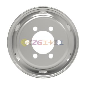 19.5×6.75, 6-21-205-161, Tubeless Steel Wheel with Oman standard, Matched Tyre Size Matched Tyre Size 9R19.5, 225/70R19.5