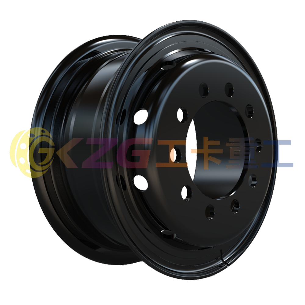 4.Premium Wheel 8.5-20 Steel Rim for Heavy Trucks Fits 12.00R20 Tires Multiple Weight Options High Strength Rim with Warranty
