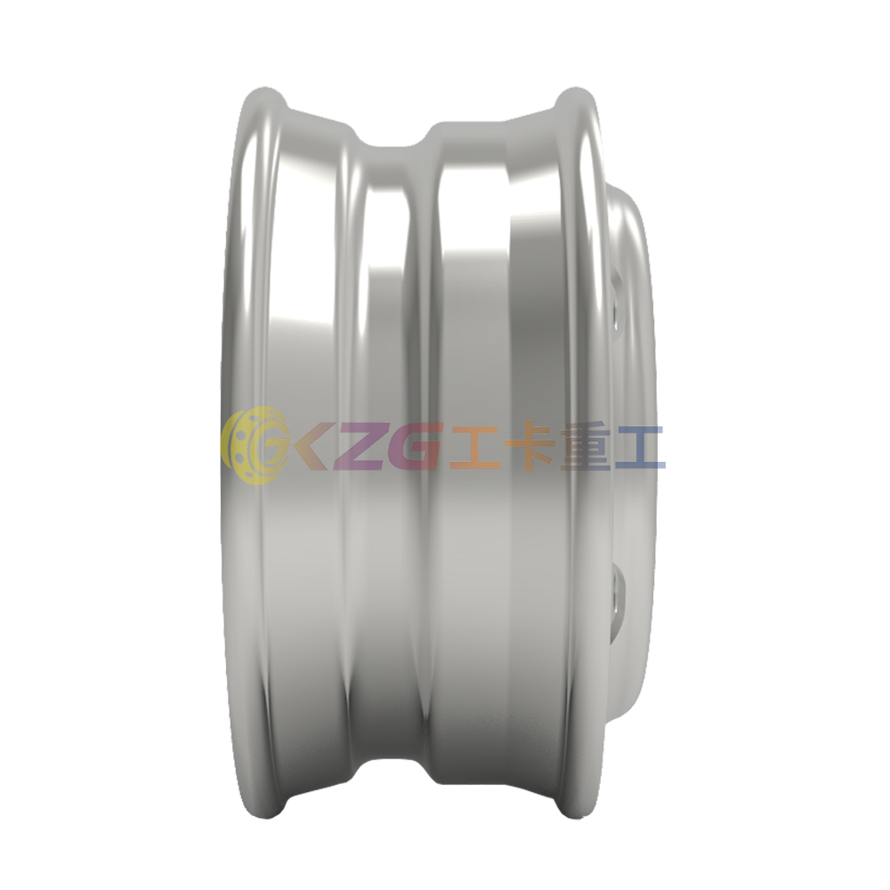 17.5×6.75, 6-21-205-161, Tubeless Steel Wheel, Matched Tyre Size Matched Tyre Size 9R17.5, 235/75R17.5