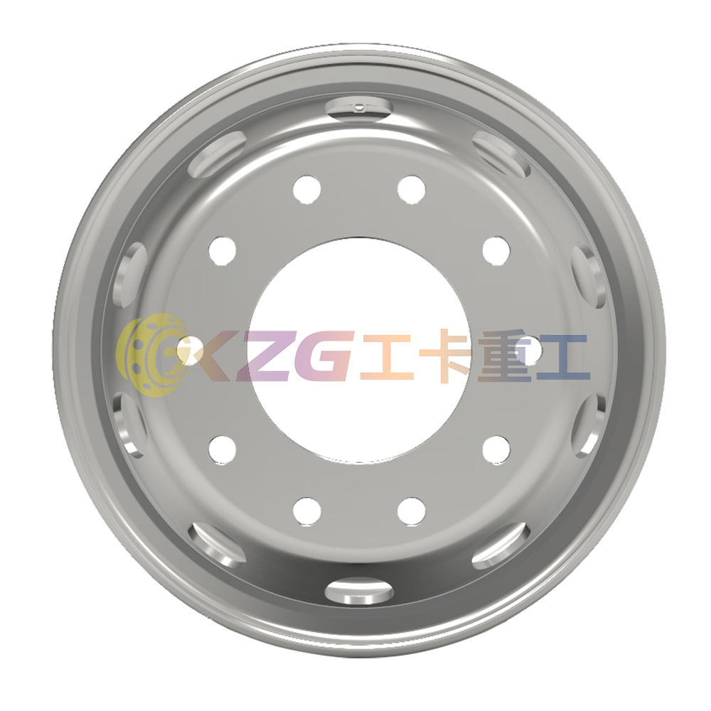22.5×11.75, Tubeless Steel Wheel, Matched Tyre Size 15R22.5, 385/65R22.5