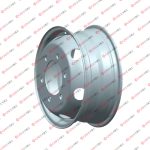 16×5.5K, 6-20.5-190-140, Tubeless Steel Wheel, Matched Tyre Size Matched Tyre Size 7.5R16 And 215/85R16