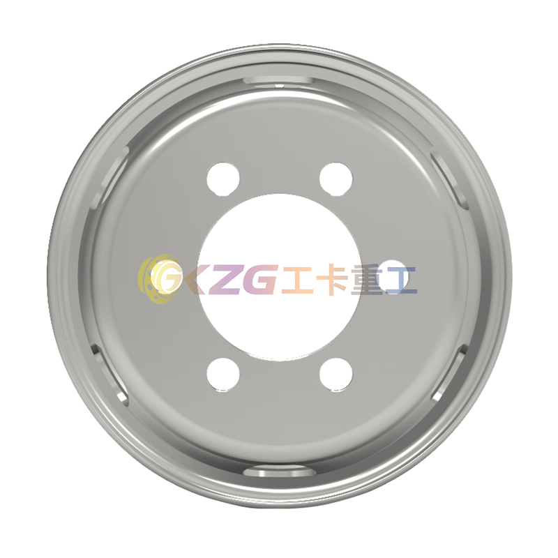 17.5×6.0, 6-32-222.25-163, Tubeless Steel Wheel for JAC, Matched Tyre Size Matched Tyre Size 8R17.5, 205/75R17.5, 215/75R17.5