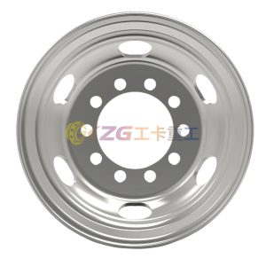 17.5x6.75, 8-26-275-221, Tubeless Steel Wheel, Matched Tyre Size Matched Tyre Size 9R17.5, 235/75R17.5