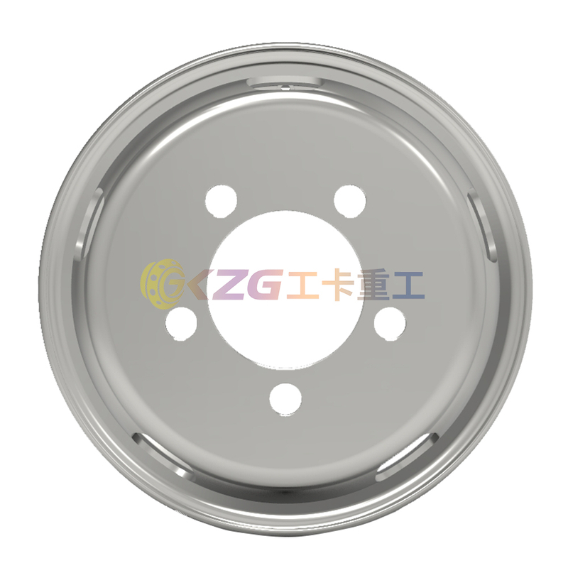 17.5×6.75, 5-32-208-150, Tubeless Steel Wheel, Matched Tyre Size Matched Tyre Size 9R17.5, 235/75R17.5