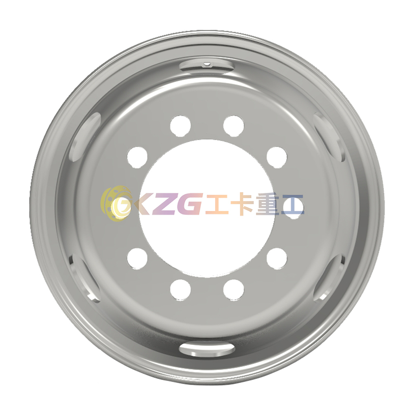 17.5×6.75, 10-26-225-176, Tubeless Steel Wheel, Matched Tyre Size Matched Tyre Size 9R17.5, 235/75R17.5