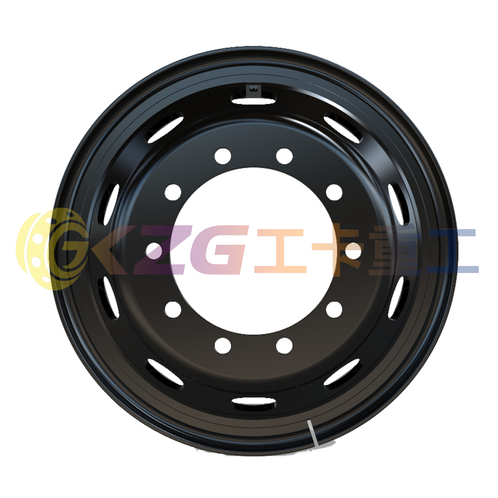 8.5-24, 8-32-285-221, Tube Steel Wheel with Mitsubishi Standard, Matched Tyre Size Matched Tyre Size 1200-24, Chinese Truck Wheel Factory