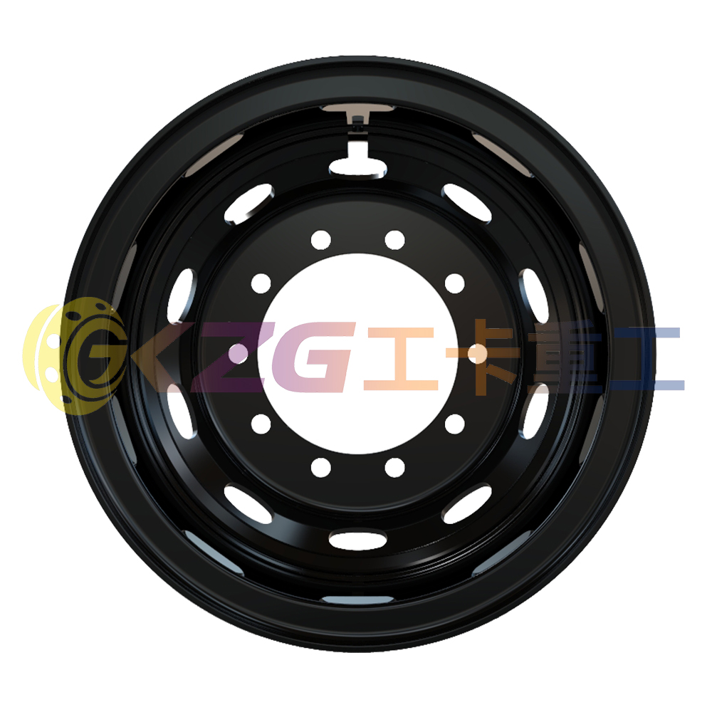 8.5-24, 10-26-285.75-220, Tube Steel Wheel with American Standard, Matched Tyre Size Matched Tyre Size 1200-24, Chinese Truck Wheel Factory