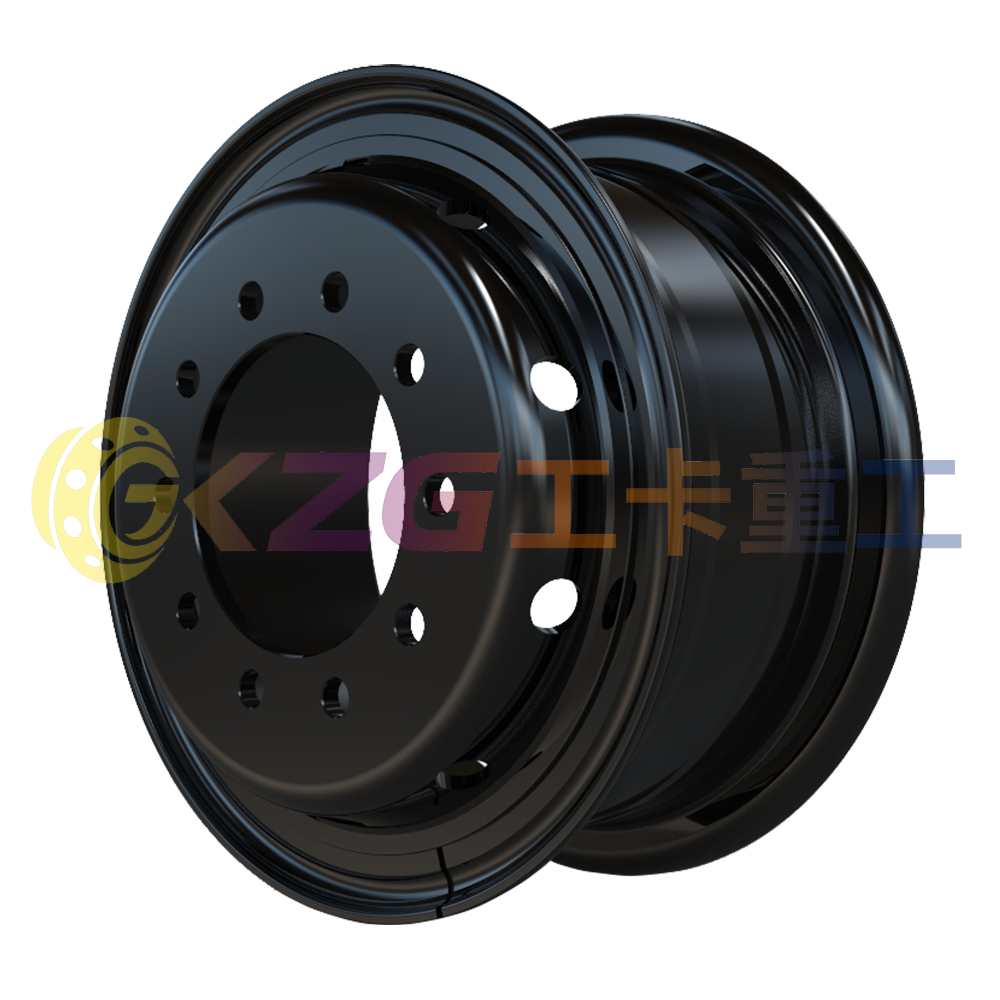 8.5-20, 10-26-285.75-220, Tube Steel Wheel with Steyr Standard, Matched Tyre Size Matched Tyre Size 1200-20, Chinese Truck Wheel Factory