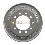 8.00V-20, 10-26-285.75-220, Tube Steel Wheel with American Standard, Matched Tyre Size Matched Tyre Size 1100-20, Chinese Truck Wheel Factory