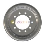 8.00V-20, 10-26-285.75-220, Tube Steel Wheel with American Standard, Matched Tyre Size Matched Tyre Size 1100-20, Chinese Truck Wheel Factory