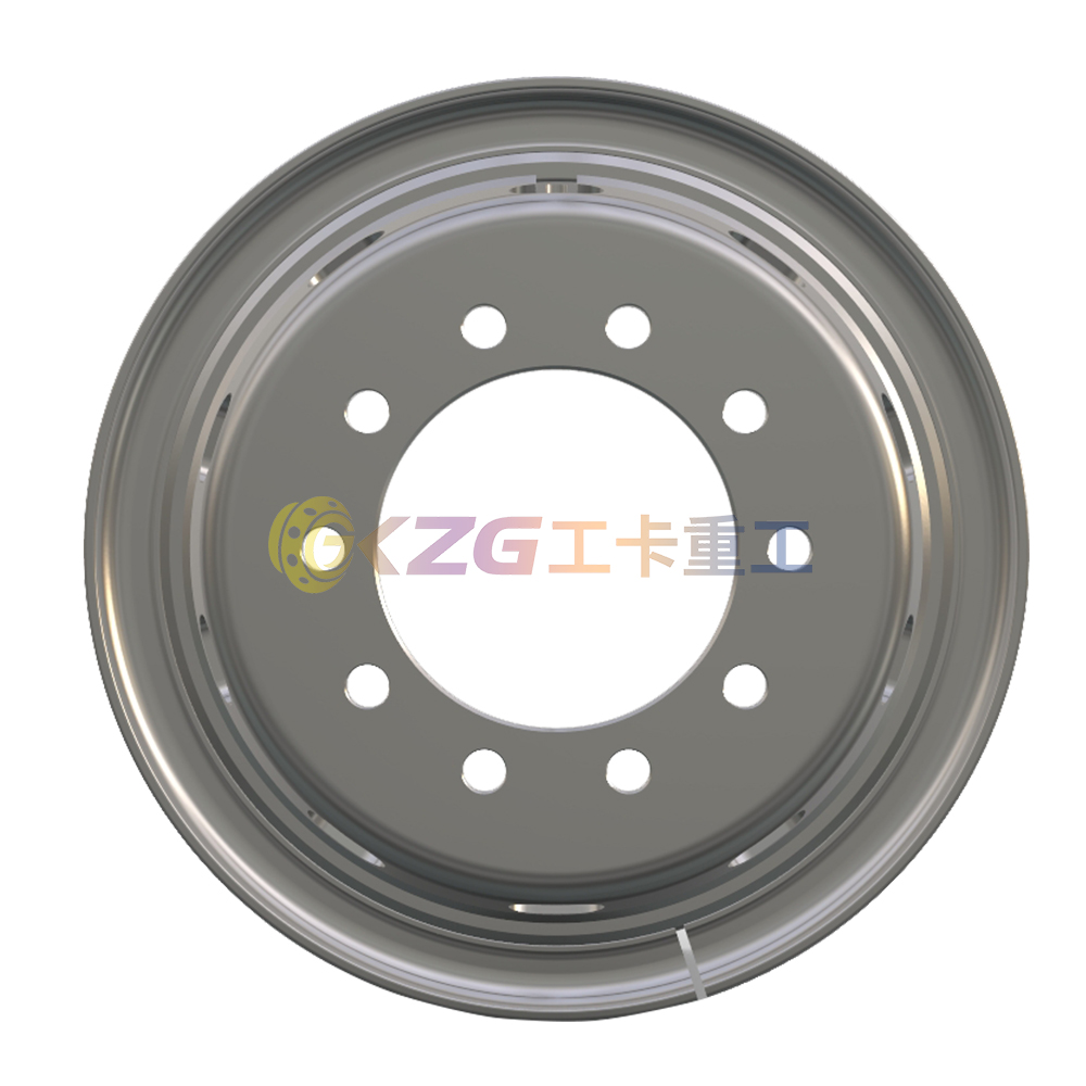 8.00V-20, 10-26-285.75-220, Tube Steel Wheel with American Standard, Matched Tyre Size Matched Tyre Size 1100-20, Chinese Truck Wheel Factory