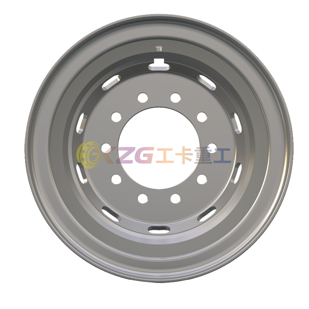8.00V-20, 10-26-285.75-220, Tube Steel Wheel with American Standard, Matched Tyre Size Matched Tyre Size 1100-20, Chinese Truck Wheel Factory