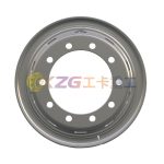 8.00V-20, 10-32-285.75-222, Tube Steel Wheel with 153 Standard, Matched Tyre Size Matched Tyre Size 1100-20, Chinese Truck Wheel Factory