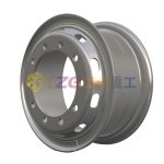 8.00V-20, 10-32-285.75-222, Tube Steel Wheel with 153 Standard, Matched Tyre Size Matched Tyre Size 1100-20, Chinese Truck Wheel Factory