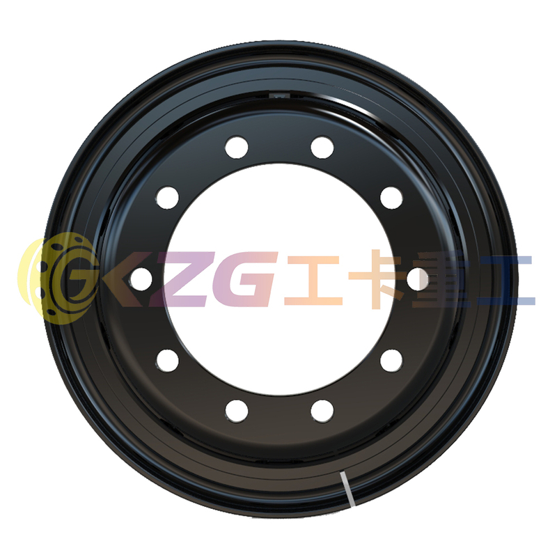 8.5-20, 10-26-335-281, Tube Steel Wheel with Steyr Standard, Matched Tyre Size Matched Tyre Size 1200-20, Chinese Truck Wheel Factory