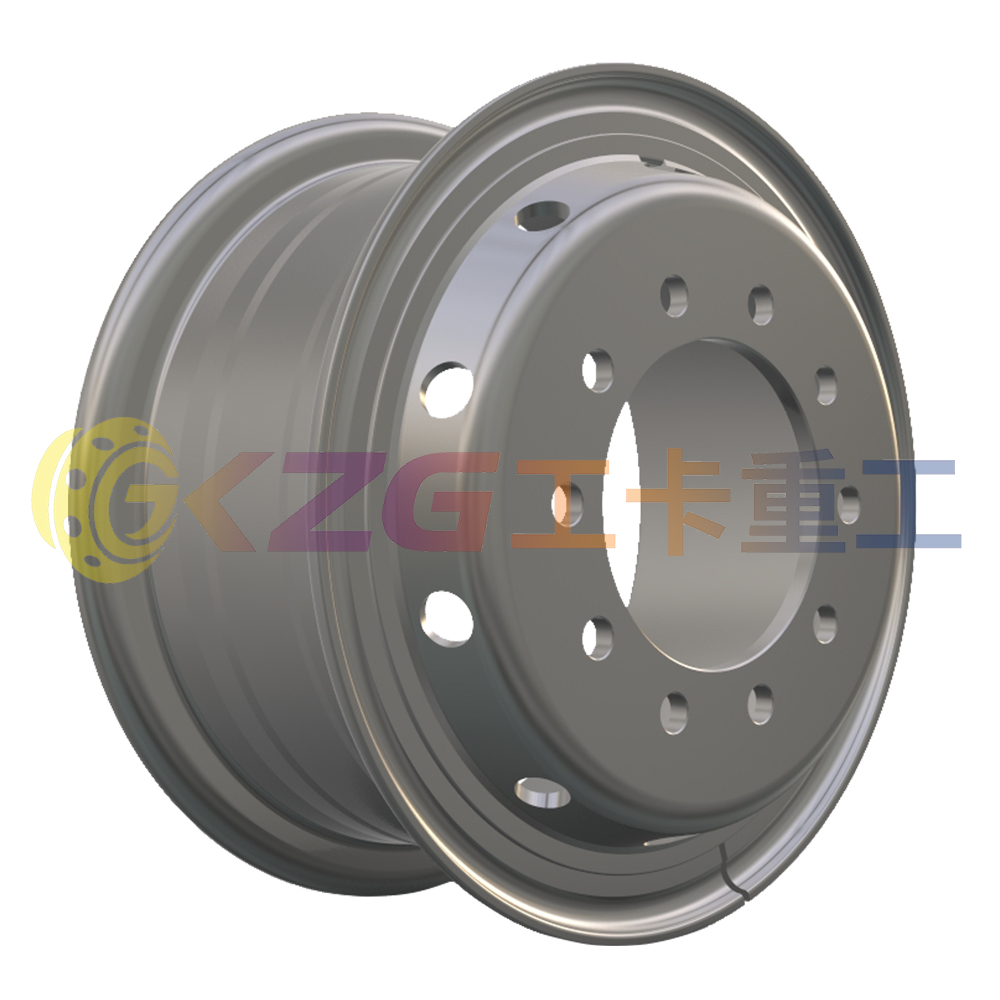 8.5-20, 10-32-285.75-222, Tube Steel Wheel with 153 Standard, Matched Tyre Size Matched Tyre Size 1200-20, Chinese Truck Wheel Factory
