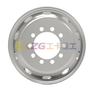 7.5*19.5, 10-26-225-176, Tubeless Steel Wheel with little Steyr standard, Manufacturing factory, Matched Tyre Size Matched Tyre Size 265/75R19.5