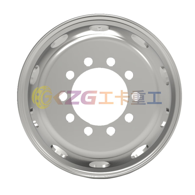 19.5×7.5, 10-26-225-176, Tubeless Steel Wheel with little Steyr standard, Matched Tyre Size Matched Tyre Size 265/75R19.5