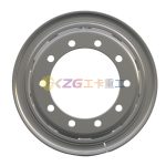 7.50V-20, 10-26-335-281, Tube Steel Wheel with Steyr Standard, Matched Tyre Size Matched Tyre Size 1000-20, Chinese Truck Wheel Factory