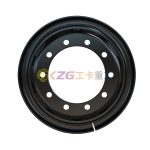 7.50V-20, 10-26-335-281, Tube Steel Wheel with Steyr Standard, Matched Tyre Size Matched Tyre Size 1000-20, Chinese Truck Wheel Factory