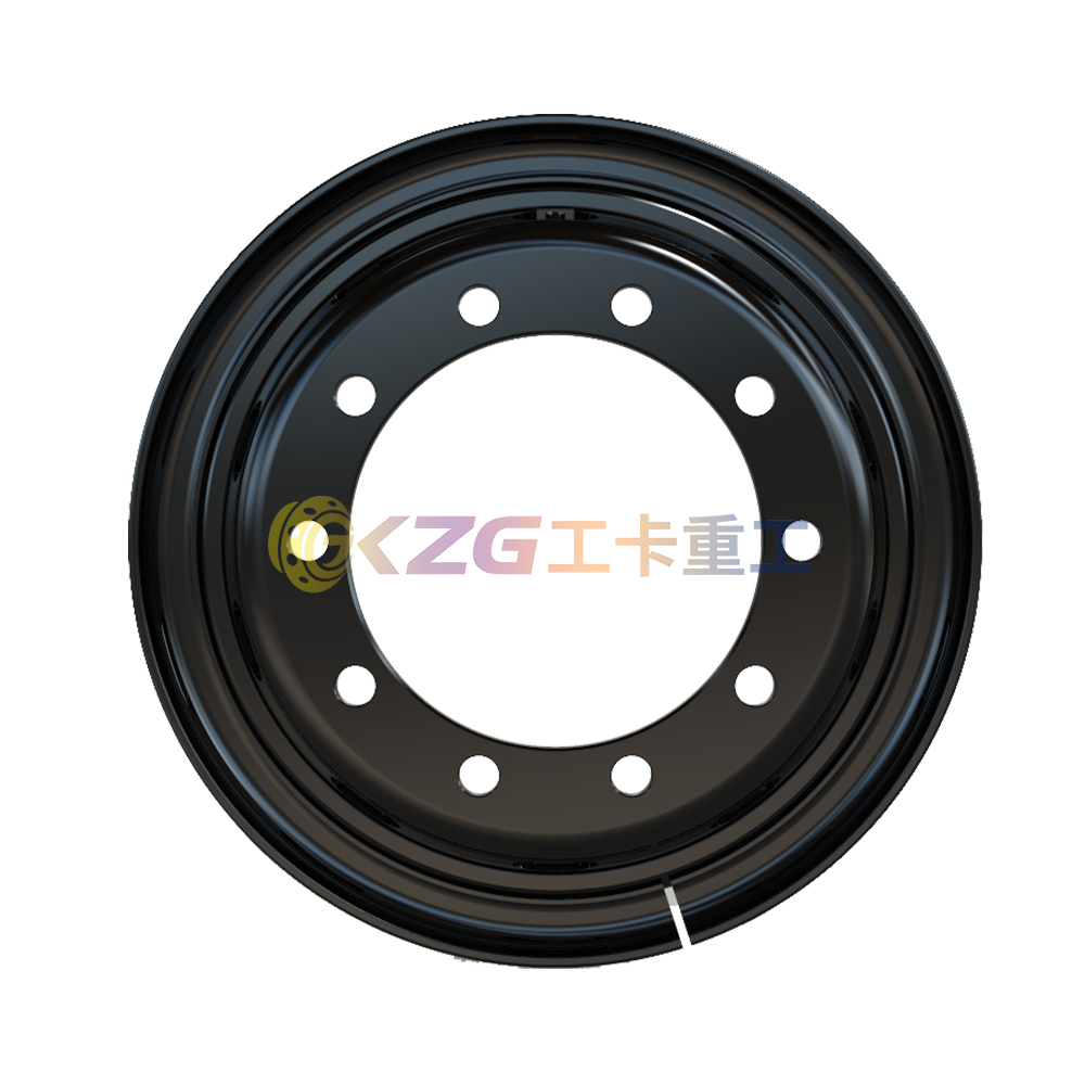 7.50V-20, 10-26-335-281, Tube Steel Wheel with Steyr Standard, Matched Tyre Size Matched Tyre Size 1000-20, Chinese Truck Wheel Factory