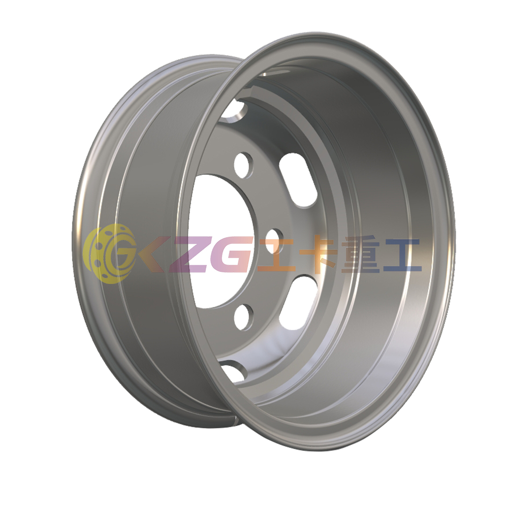 5.5-16, 6-21-205-161, Tube Steel Wheel for JAC, Matched Tyre Size Matched Tyre Size 700-16, Chinese Truck Wheel Factory