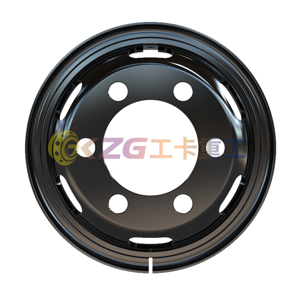 5.5-16, 6-21-205-161, Tube Steel Wheel for JAC, Matched Tyre Size Matched Tyre Size 700-16, Chinese Truck Wheel Factory