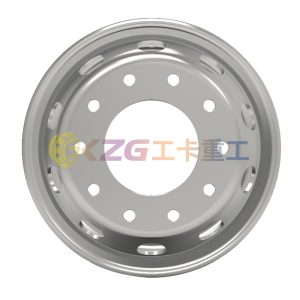 22.5*11.75, 10-26-335-281, Tubeless Steel Wheel, matched tyre size 15R22.5, 385/65R22.5