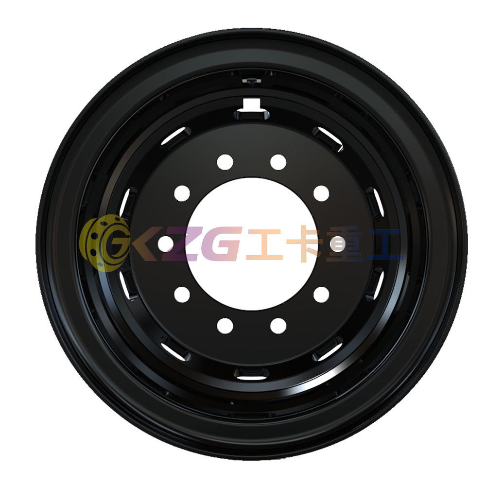 7.50V-20, 10-32-285.75-222, Tube Steel Wheel Matched Tyre Size Matched Tyre Size 1000-20, Chinese Truck Wheel Factory