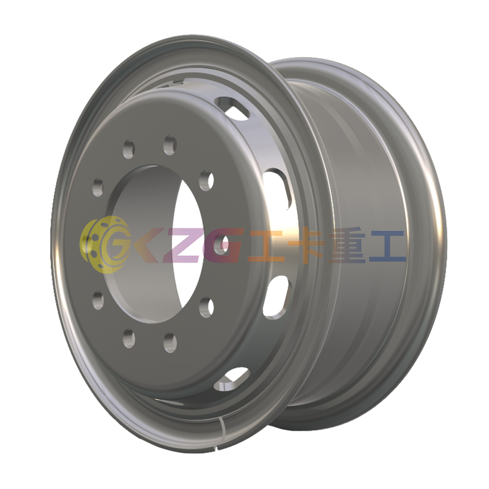7.50V-20, 10-26-285.75-220, Tube Steel Wheel with American Standard, Matched Tyre Size Matched Tyre Size 1000-20, Chinese Truck Wheel Factory