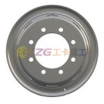 7.50V-20, 8-32-285-221, Tube Steel Wheel with Mitsubishi Standard, Matched Tyre Size Matched Tyre Size 1000-20, Chinese Truck Wheel Factory